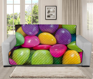 Colorful Chocolate Candy Print Futon Protector