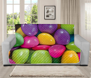 Colorful Chocolate Candy Print Futon Protector