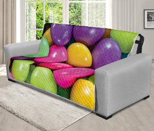 Colorful Chocolate Candy Print Futon Protector