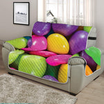 Colorful Chocolate Candy Print Half Sofa Protector