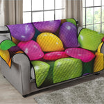 Colorful Chocolate Candy Print Loveseat Protector