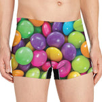 Colorful Chocolate Candy Print Men's Boxer Briefs