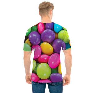 Colorful Chocolate Candy Print Men's T-Shirt