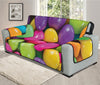 Colorful Chocolate Candy Print Oversized Sofa Protector