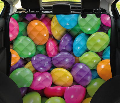 Colorful Chocolate Candy Print Pet Car Back Seat Cover