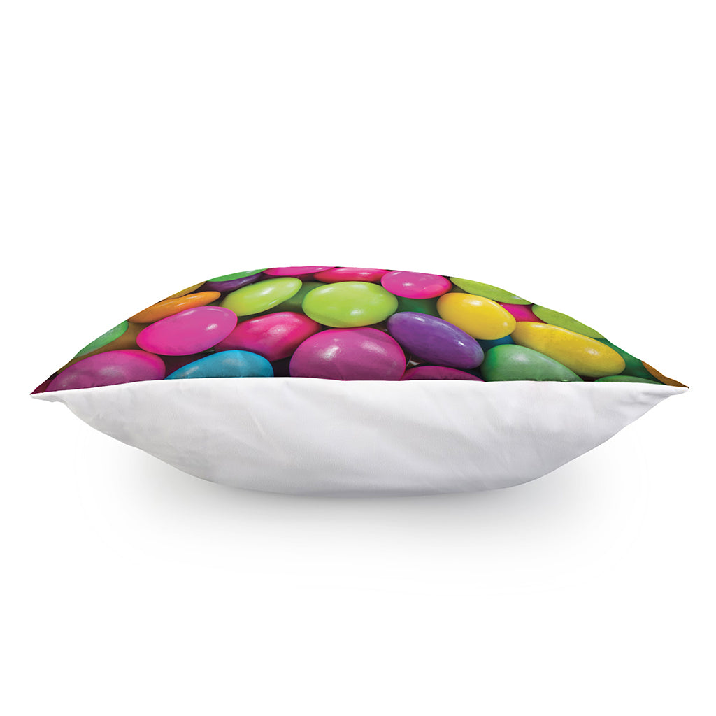 Colorful Chocolate Candy Print Pillow Cover