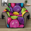 Colorful Chocolate Candy Print Recliner Protector