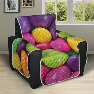 Colorful Chocolate Candy Print Recliner Protector