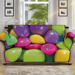 Colorful Chocolate Candy Print Sofa Protector