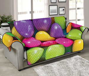 Colorful Chocolate Candy Print Sofa Protector