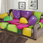 Colorful Chocolate Candy Print Sofa Protector