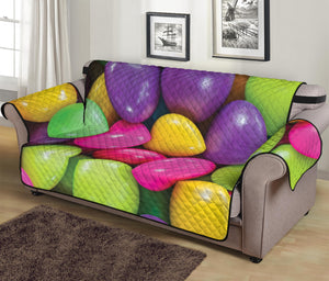 Colorful Chocolate Candy Print Sofa Protector