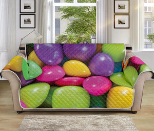 Colorful Chocolate Candy Print Sofa Protector