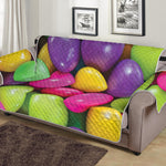 Colorful Chocolate Candy Print Sofa Protector