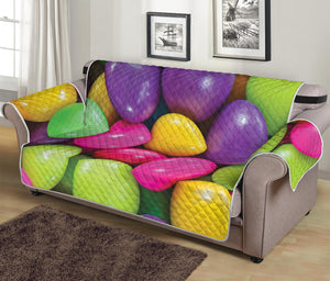 Colorful Chocolate Candy Print Sofa Protector