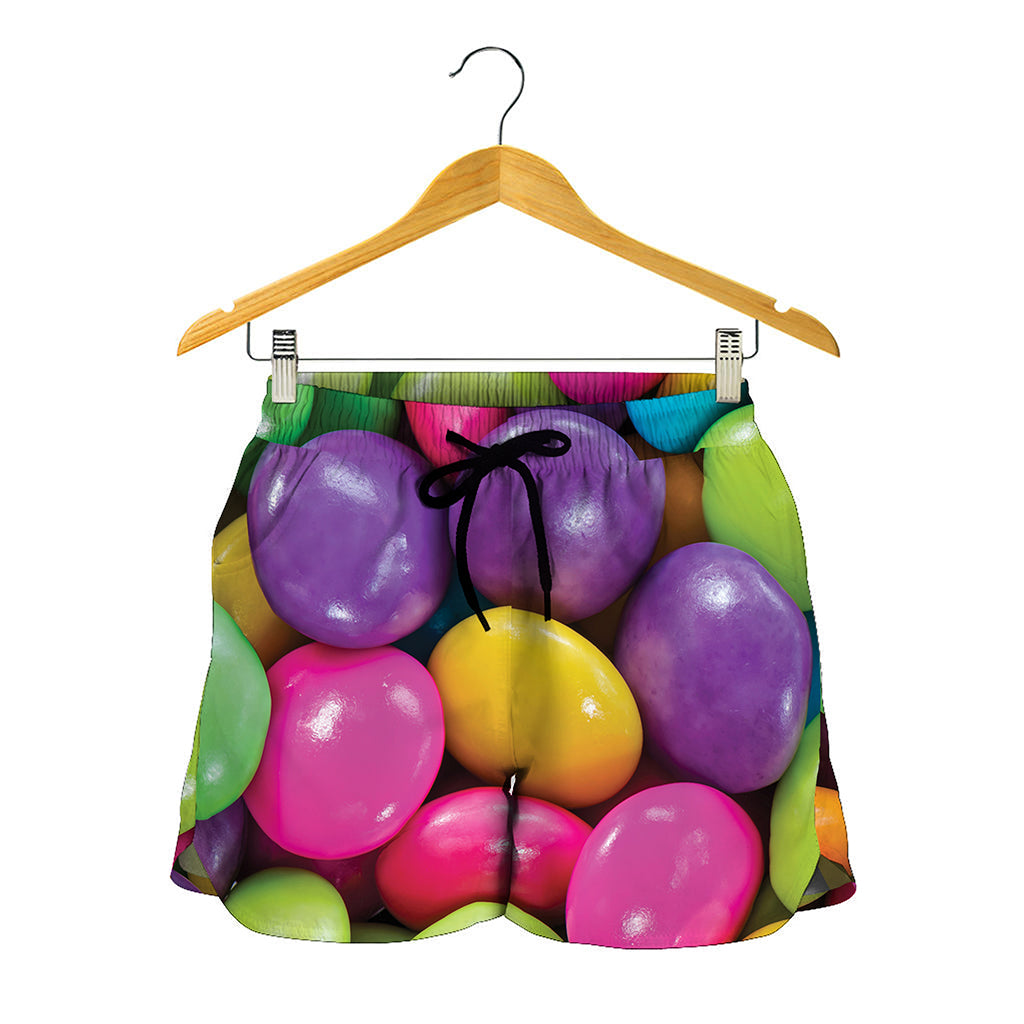Colorful Chocolate Candy Print Women's Shorts