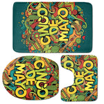 Colorful Cinco de Mayo Print 3 Piece Bath Mat Set
