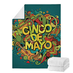Colorful Cinco de Mayo Print Blanket