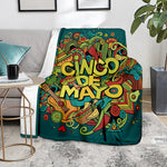 Colorful Cinco de Mayo Print Blanket