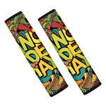 Colorful Cinco de Mayo Print Car Seat Belt Covers