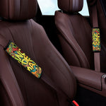 Colorful Cinco de Mayo Print Car Seat Belt Covers