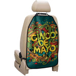 Colorful Cinco de Mayo Print Car Seat Organizers
