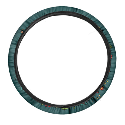 Colorful Cinco de Mayo Print Car Steering Wheel Cover
