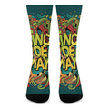 Colorful Cinco de Mayo Print Crew Socks