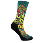 Colorful Cinco de Mayo Print Crew Socks