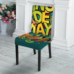 Colorful Cinco de Mayo Print Dining Chair Slipcover