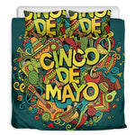 Colorful Cinco de Mayo Print Duvet Cover Bedding Set
