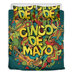 Colorful Cinco de Mayo Print Duvet Cover Bedding Set