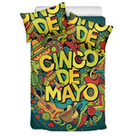 Colorful Cinco de Mayo Print Duvet Cover Bedding Set