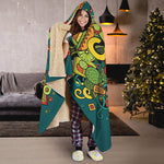 Colorful Cinco de Mayo Print Hooded Blanket