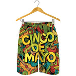 Colorful Cinco de Mayo Print Men's Shorts