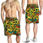 Colorful Cinco de Mayo Print Men's Shorts