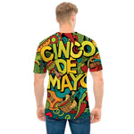 Colorful Cinco de Mayo Print Men's T-Shirt