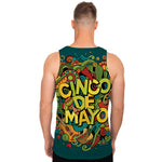 Colorful Cinco de Mayo Print Men's Tank Top