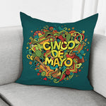 Colorful Cinco de Mayo Print Pillow Cover