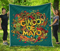 Colorful Cinco de Mayo Print Quilt