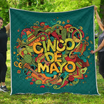 Colorful Cinco de Mayo Print Quilt