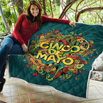 Colorful Cinco de Mayo Print Quilt
