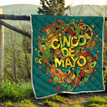 Colorful Cinco de Mayo Print Quilt