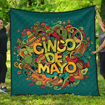 Colorful Cinco de Mayo Print Quilt