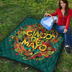 Colorful Cinco de Mayo Print Quilt