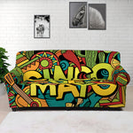 Colorful Cinco de Mayo Print Sofa Cover