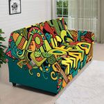 Colorful Cinco de Mayo Print Sofa Cover