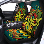 Colorful Cinco de Mayo Print Universal Fit Car Seat Covers