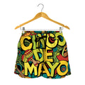Colorful Cinco de Mayo Print Women's Shorts