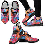 Colorful Circle Mandala Print Mesh Knit Shoes GearFrost